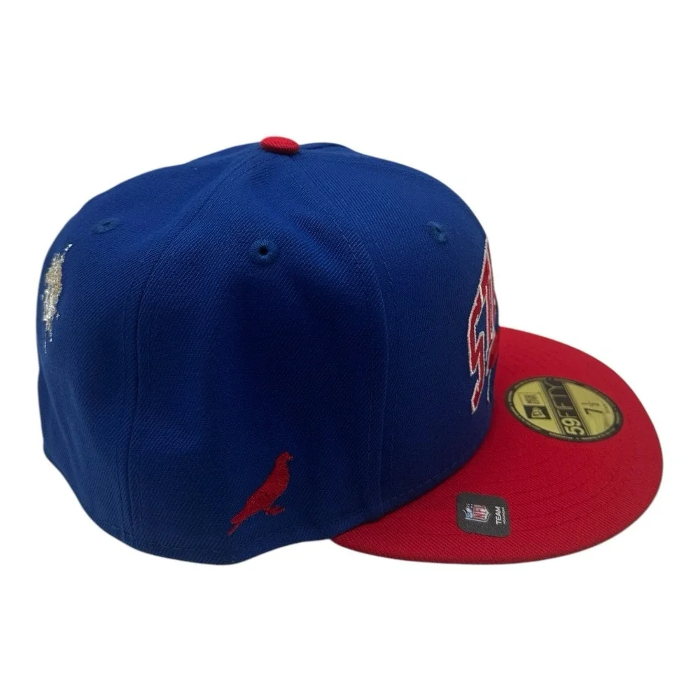 New Era x Staple Buffalo Bills 59FIFTY Hat Cap‎ 7 1/2 Fitted NFL Football Blue